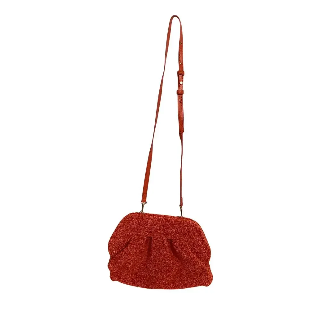 Thermoirðð? Textured Apricot Themoire Tia Crossbody Bag - Picture 2 of 4